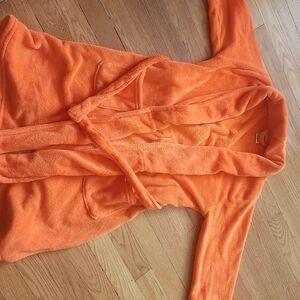 Cozy Orange Kids Bathrobe